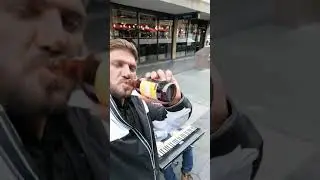 Newcastle rave busker
