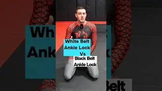 White Belt Ankle Lock Vs Black Belt Ankle Lock Technique #bjj #mma #nogi #ufc #gordonryan #adcc