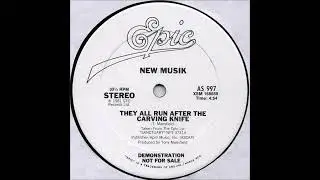 13/365  NEW MUSIK (TONY MANSFIELD) - THEY ALL RUN AFTER THE CARVING KNIFE (SEE HOW THEY RUN) (1981)