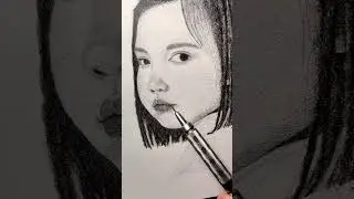 85% of the drawing #sketching #sketchbook #artshorts #portraitdrawing #pencilart