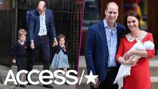 Prince George & Princess Charlotte Meet Their New Baby Brother | Access