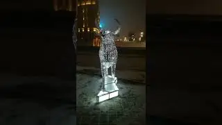 WOW!!! 12 Luminous Statues!!! SYMBOL OF THE YEAR OF THE BULL!!! #shots