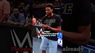 Nba players who have already Competed in WWE #shorts
