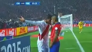 Arturo Vidal ~ Chile vs Peru | Copa Am&eacute;rica Semi-Final 29/06/2015