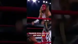 Hardcore Thunder Rosa 🔥😳 #aew #wrestling