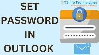 How to set password in Outlook | How to set password to protect your Outlook