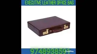 Manufacturer  of Executive Leather Office Bag for Bulk order call us or whats app us on 9748938591