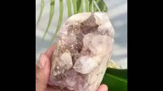 Pink Amethyst Free Form Cluster Healing Natural Crystal 423g