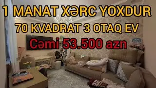 KİM SATAR BU QİYMƏTƏ❓️HE&Ccedil; NE&Ccedil;ƏYƏ 70 KVADRAT 3 OTAQ EV❗️                            @elnurgadirov