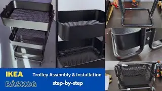 DIY IKEA R&Aring;SKOG Trolley Unboxing and Assembly - EASY STEPS!