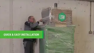 The V8 Mid-Sized Baler from LSM - A Perfect Baling Solution for Medium Volume Users.