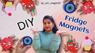 DIY Fridge Magnet🧿 Easy dot mandala tutorial step by step🧿 Mandala tips and tricks🧿 DIY crafts &hearts;️
