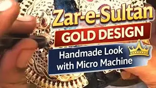  Zar-e-Sultan Gold Design | Handmade Look with Micro Machine Work 2026