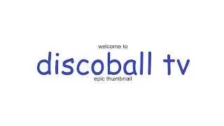 Welcome to DiscoBall TV!