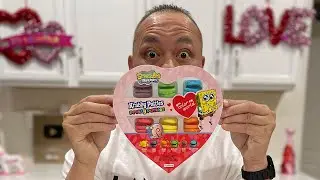 👂ASMR SPONGEBOB SQUAREPANTS VALENTINE KRABBY PATTIES GUMMY CANDY 6 FLAVORS EATING SOUNDS👂FULL VIDEO👂