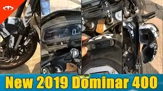 New 2019 Dominar 400 - sound, silencer and new features