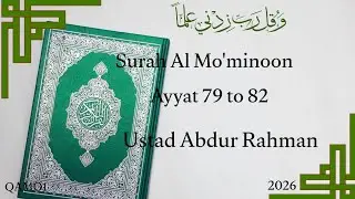 سورہ المؤمنون آیت 79 تا 82 Surah Al Mo'minoon Ayyat 