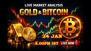 Live Market Trading: Gold & Crypto | Technical Analysis & Key Levels | Entries & Market Moves