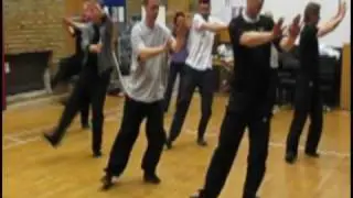 Form Practice at Wu's Tai Chi Chuan Academy, Archway, London.