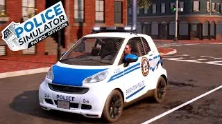 Driving One of the Smallest Police Cars | Garage DLC Update! | Police Simulator
