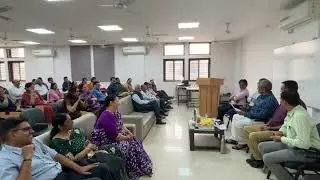 On K C Bhatt retirement laughter poem