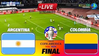LIVE🔴| ARGENTINA VS COLOMBIA || COPA AMERICA 2024 FINAL MATCH || Live Football Match || Pes-21
