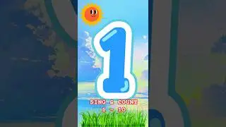 Learn Numbers 1&ndash;10 🔢 | Easy Counting Song for Toddlers & Preschool Kids | #Shorts