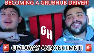 Becoming A GrubHub Driver For The Weekend - Giveaway Announcement