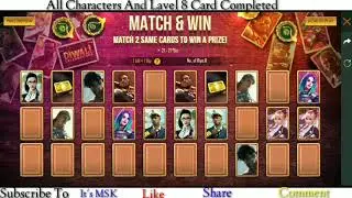 How To Collect Level 8 Card In Free Fire_All Character Unlock_Free All Character In Free Fire Game