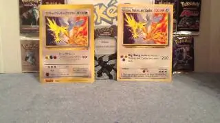 Favorite Card Ep.1 -  Jumbo Articuno, Moltres and Zadpos