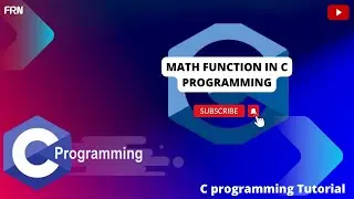math function in c programming