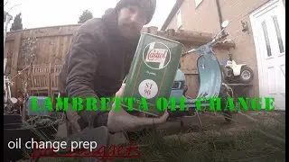 Lambretta oil change prep
