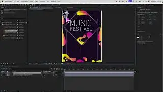 Getting started in After Effects - motion graphic poster
