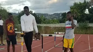Calabar Track Team morning warmup