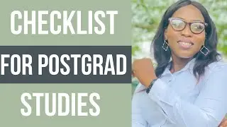 Preparing for Postgraduate Studies| Checklist for Postgraduate Studies +Tips| Study Abroad Documents