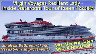 Virgin Voyages Resilient Lady Inside Cabin Tour - Cabin12238