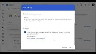 Spam Filtering Google Workspaces Administration