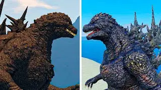 GODZILLA MINUS ONE Comparison -- Roblox Kaiju Universe Vs Kaiju Universe Low Budget