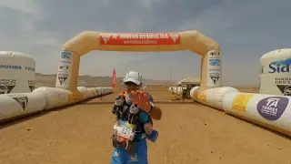Arriv&eacute;e en direct du MARATHON DES SABLES 2018