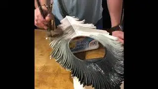 Polyester tüylü ayna çerçevesi boyama