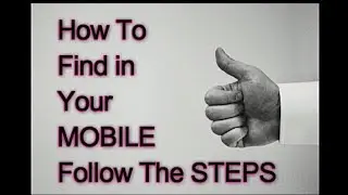 How To Find in Your | LOST MOBILE - MY DEAR TAMIZHA
