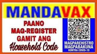 MANDAVAX ONLINE PRE-REGISTRATION USING HOUSEHOLD CODE | MANDAVAX REGISTRATION UPDATE PROCEDURE