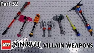 COOL LEGO WEAPONS you can build for your minifigures - Pt 52 (Ninjago Villains)