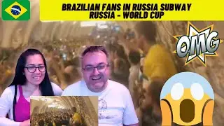 🇩🇰NielsensTV2 REACTS TO 🇧🇷BRAZILIAN FANS IN RUSSIA SUBWAY - RUSSIA WORLD CUP - OMG!😱
