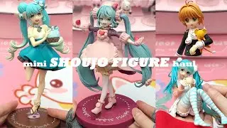chill shoujo anime figure unboxing | ft. hatsune miku sweets series, cardcaptor sakura clear card