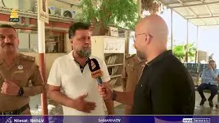 كاميرا برنامج أصداء الشارع ترصد الفنان مهند محسن خلال إجرائه معاملة بطاقة السكن في مكتب المعلومات