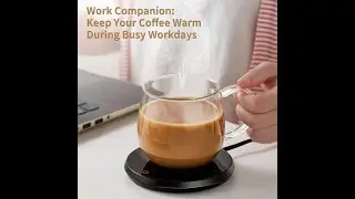 Coffee Mug Warmer for Desk 4H Auto Shut Off, Smart Coffee Cup Warmer with 3 Temperature Setting