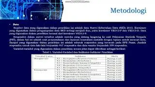 Analisis Multigroup Structural Equation Modeling (SEM)