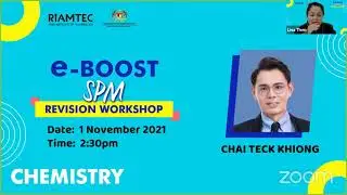 20211101 e-Boost SPM (Chemistry) Revision Workshop 2021