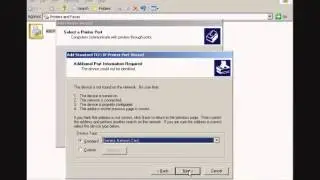 Setup Network Printer on Windows 2003 Server